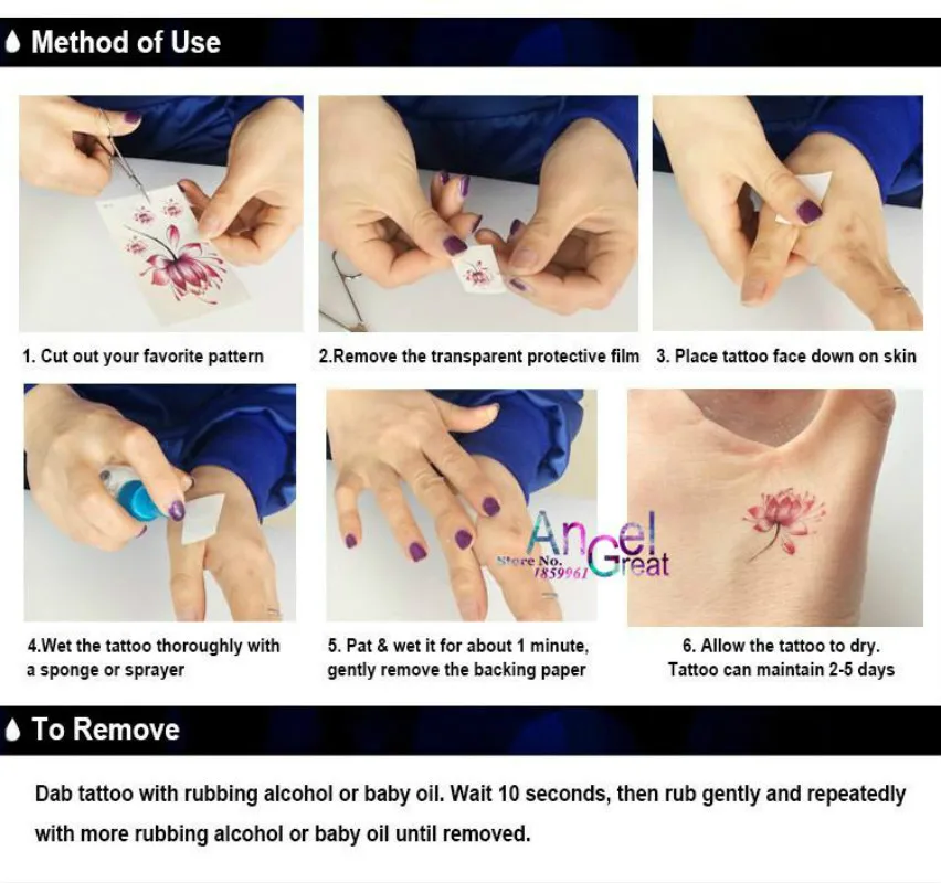 Anime BLEACH Temporary Tattoos - Aglaonema Red ulasan dan harga
